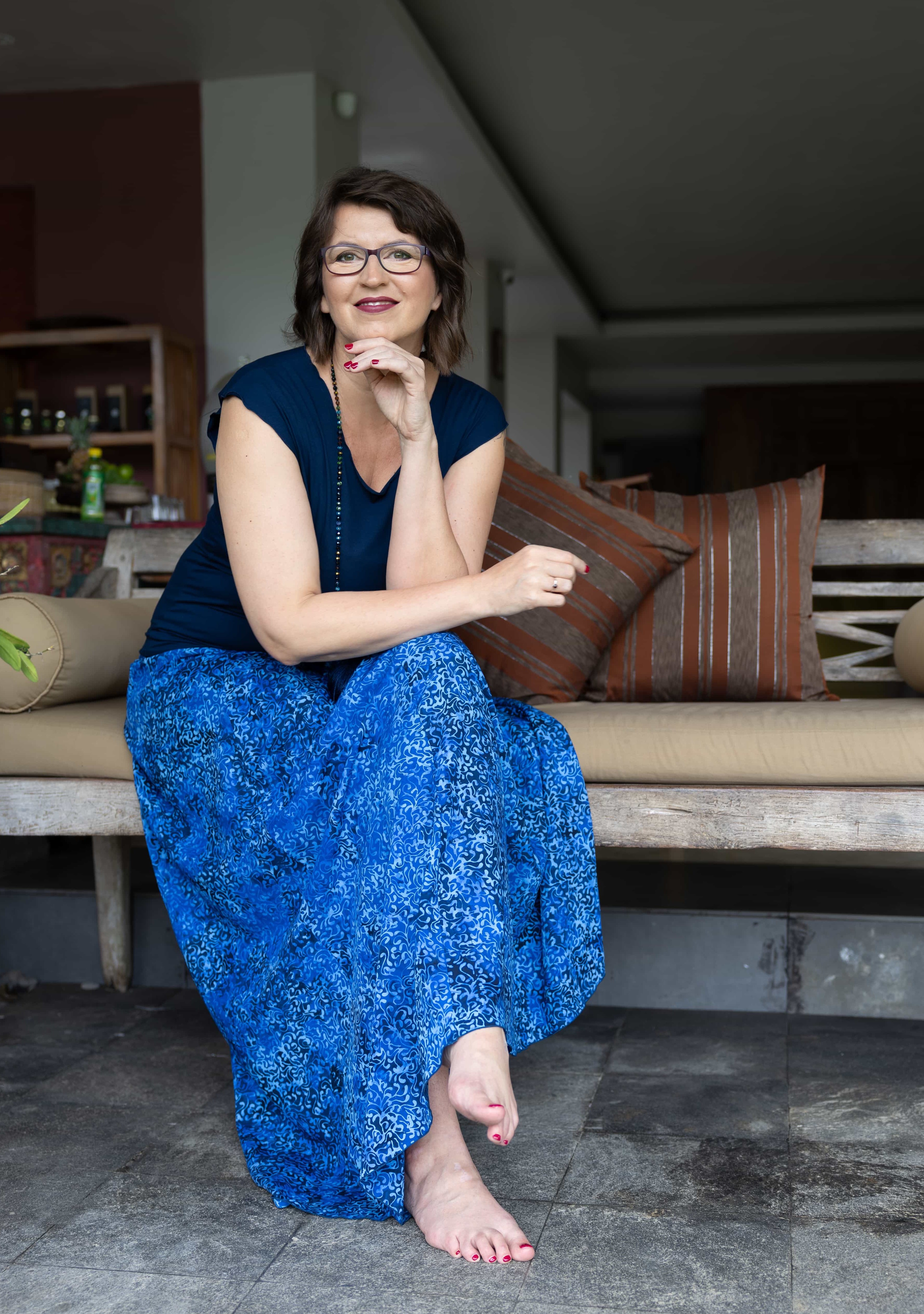 Dlouhá sukně Blue Nadine