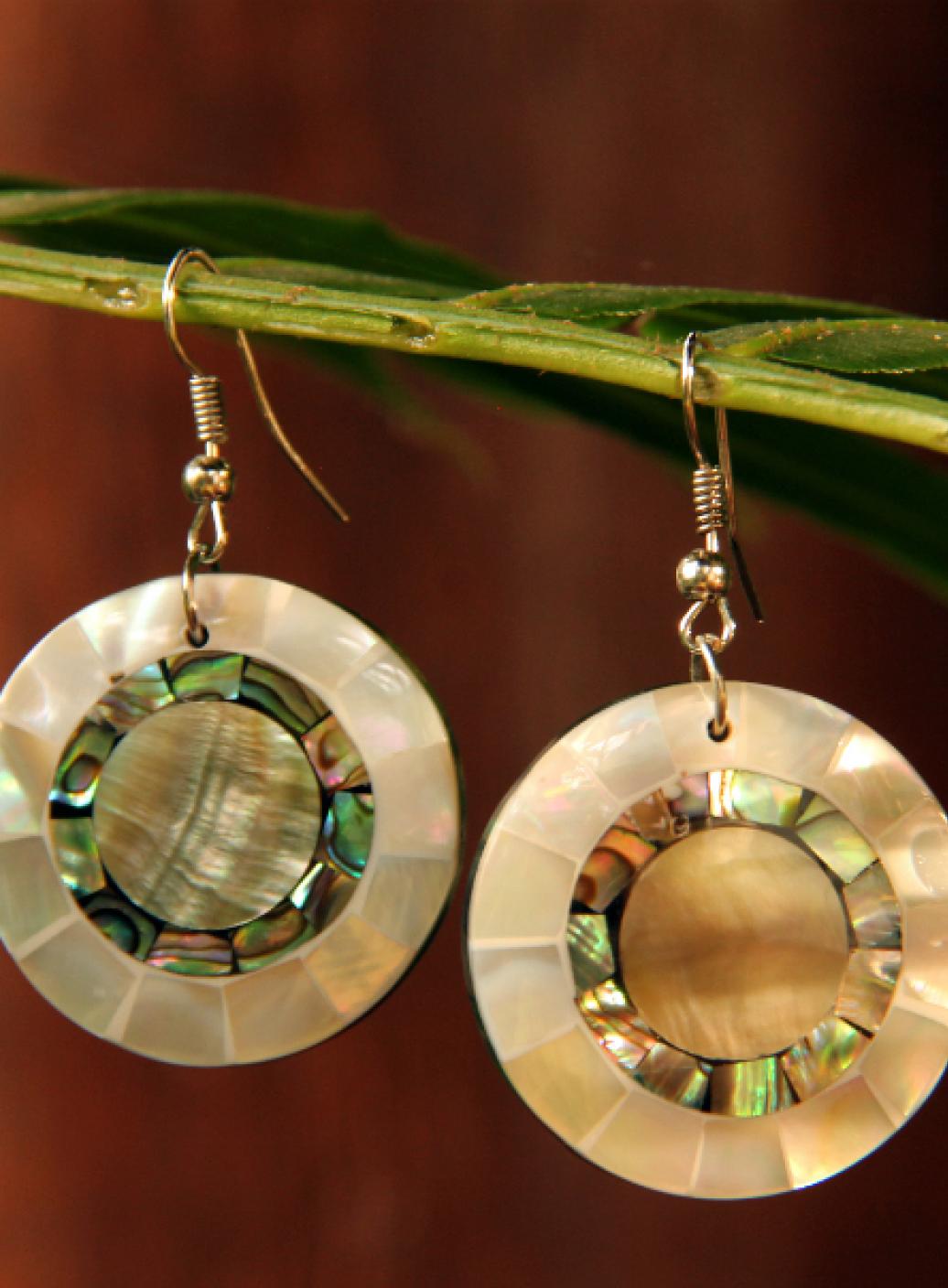 Perleťové náušnice | PachaMama.cz