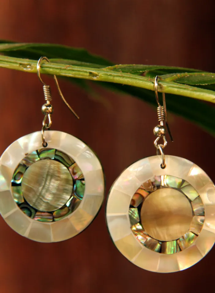 Perleťové náušnice | PachaMama.cz