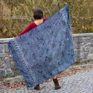 Sarong šedomodrý | PachaMama.cz