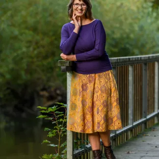 Sukně midi Amber mandala | PachaMama.cz