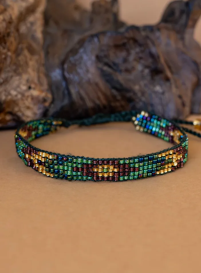 Luxusní náramek z japonských korálků miyuki | PachaMama.cz