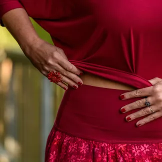 Sukně midi Viktoria Queen | PachaMama.cz