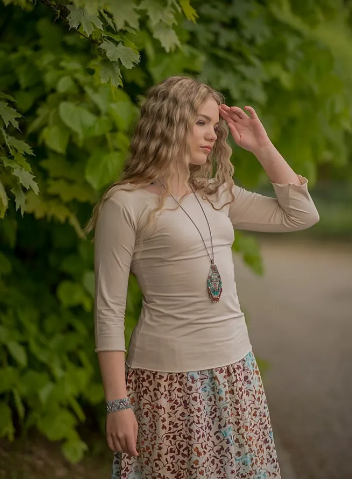 Triko Keira "Winter white" | PachaMama.cz