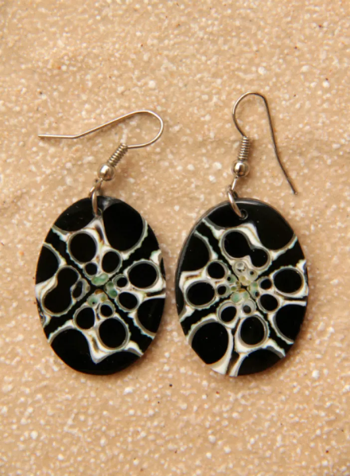 Náušnice z mušloviny | PachaMama.cz