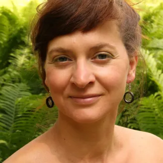 Dřevěné náušnice 