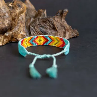 Luxusní náramek z japonských korálků miyuki  | PachaMama.cz