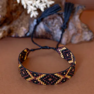 Luxusní náramek z japonských korálků miyuki | PachaMama.cz