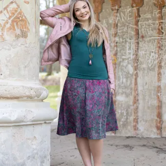 Sukně midi Dragon Queen  | PachaMama.cz