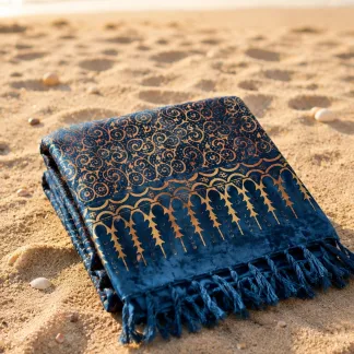 Sarong tmavě modrý | PachaMama.cz