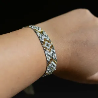 Luxusní náramek z japonských korálků miyuki | PachaMama.cz