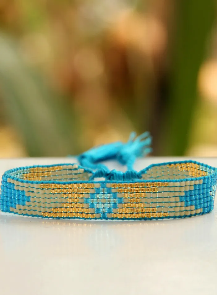 Luxusní náramek z japonských korálků miyuki | PachaMama.cz