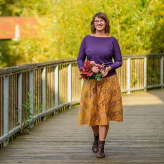 Sukně midi Amber mandala | PachaMama.cz