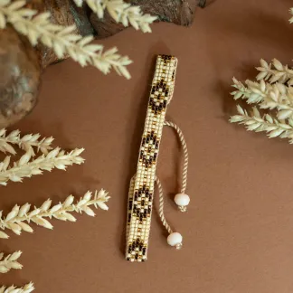 Luxusní náramek z japonských korálků miyuki  | PachaMama.cz