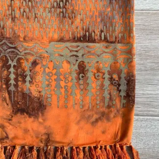 Sarong oranžovo hnědý | PachaMama.cz