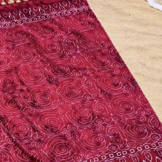 Sarong tmavě červený | PachaMama.cz