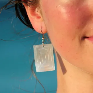 Náušnice a náhrdelník z perleti  | PachaMama.cz