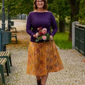 Sukně midi Amber mandala | PachaMama.cz