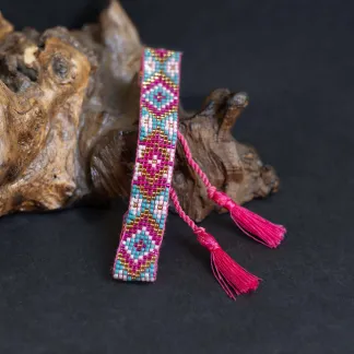 Luxusní náramek z japonských korálků miyuki  | PachaMama.cz