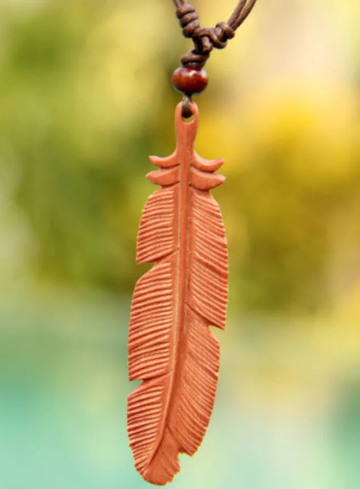 Náhrdelník "Pírko" | PachaMama.cz
