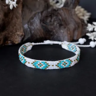 Luxusní náramek z japonských korálků miyuki | PachaMama.cz