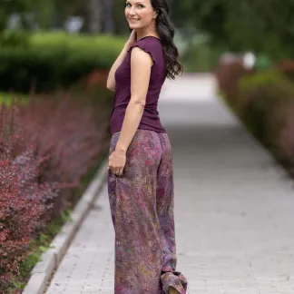 Kalhoty Spirit Mauve | PachaMama.cz