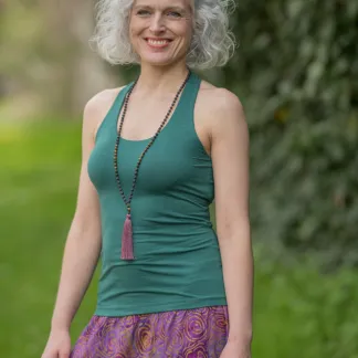 Tílko Lea s všitou braletkou, barva JASPER | PachaMama.cz