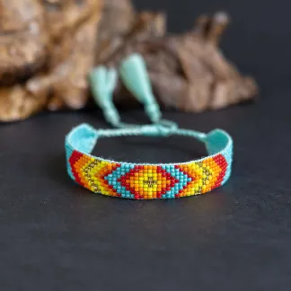 Luxusní náramek z japonských korálků miyuki  | PachaMama.cz