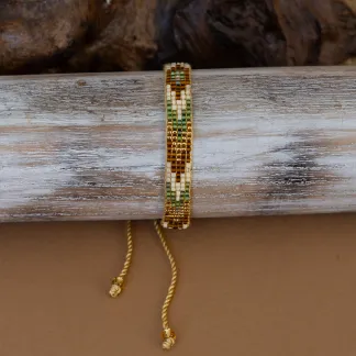 Luxusní náramek z japonských korálků miyuki | PachaMama.cz