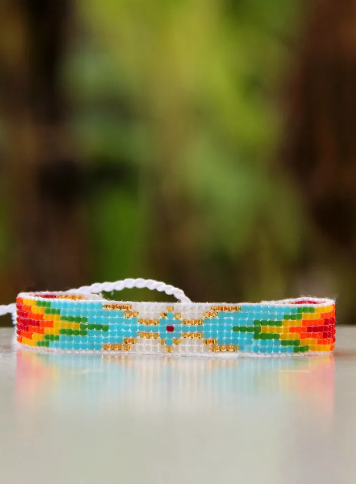 Luxusní náramek z japonských korálků miyuki | PachaMama.cz