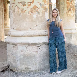 Kalhoty Zina Blue | PachaMama.cz