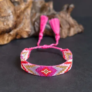 Luxusní náramek z japonských korálků miyuki  | PachaMama.cz