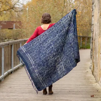 Sarong tmavěmodrý | PachaMama.cz