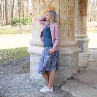 Sukně midi Leave Grey Queen | PachaMama.cz