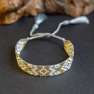 Luxusní náramek z japonských korálků miyuki | PachaMama.cz