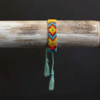 Luxusní náramek z japonských korálků miyuki  | PachaMama.cz