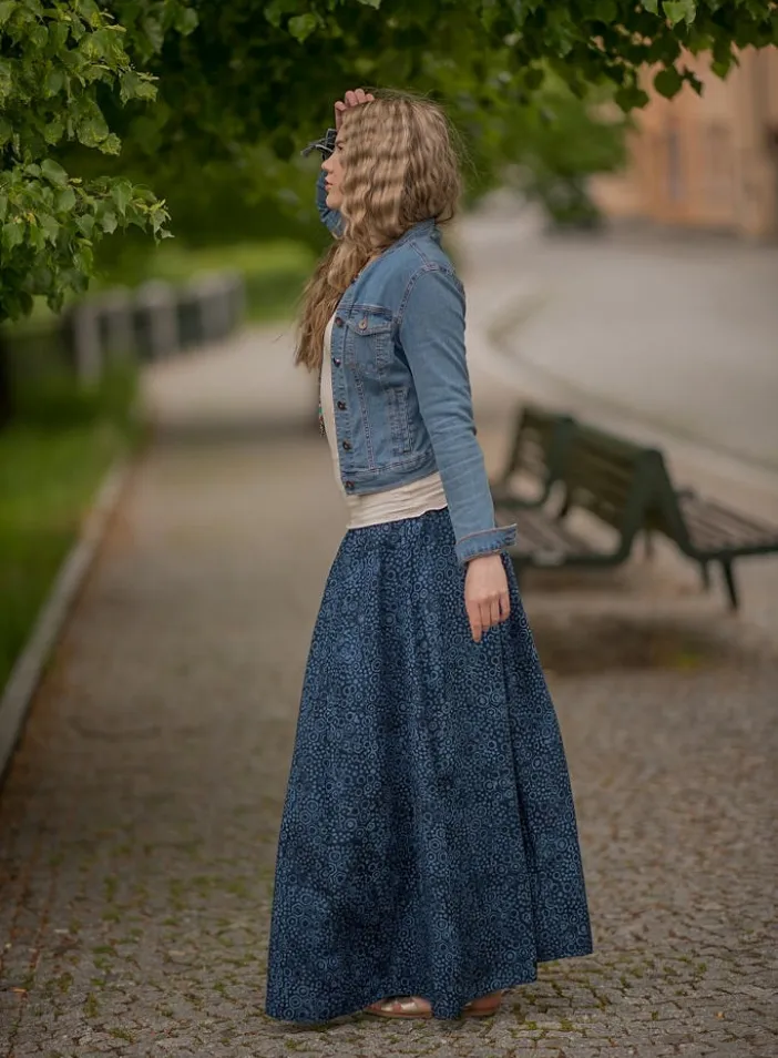 Sukně "Blue ritual"  | PachaMama.cz