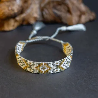 Luxusní náramek z japonských korálků miyuki | PachaMama.cz