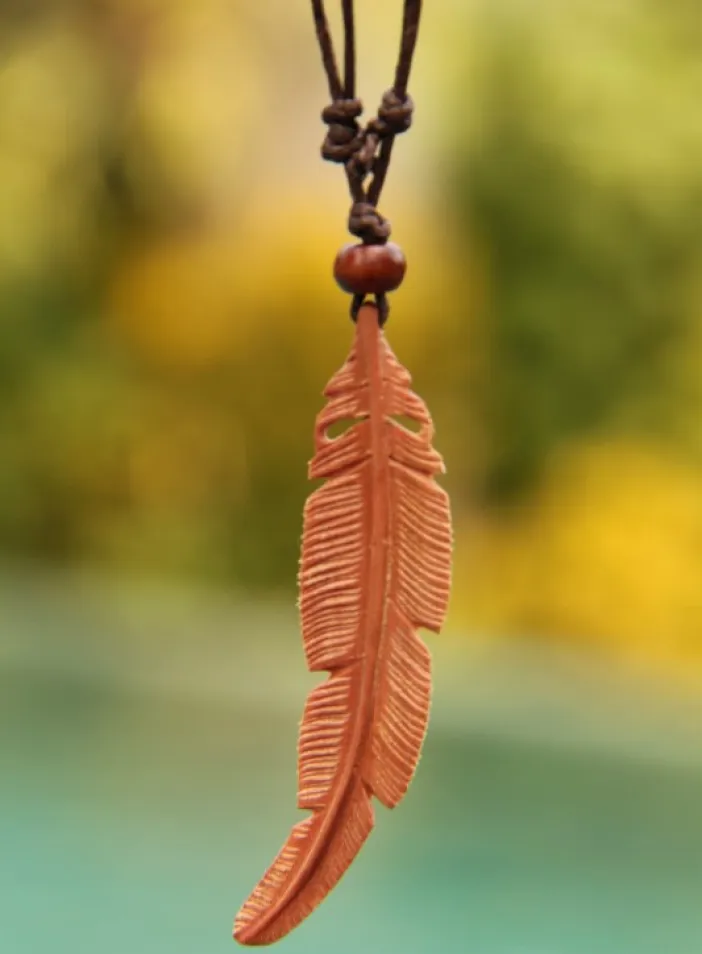 Náhrdelník "Pírko"  | PachaMama.cz