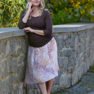 Sukně midi Leave Latté Queen | PachaMama.cz