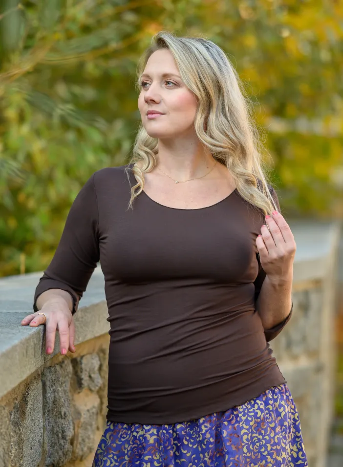 Triko Keira "Chocolate" | PachaMama.cz