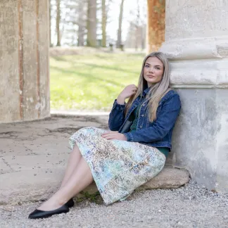 Sukně midi Zara Luna | PachaMama.cz