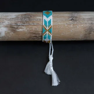 Luxusní náramek z japonských korálků miyuki  | PachaMama.cz