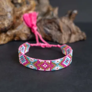 Luxusní náramek z japonských korálků miyuki  | PachaMama.cz