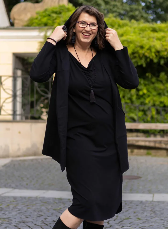 Kardigan Maira "Black"  | PachaMama.cz