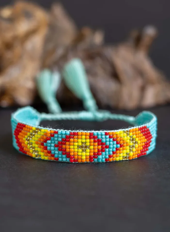 Luxusní náramek z japonských korálků miyuki  | PachaMama.cz