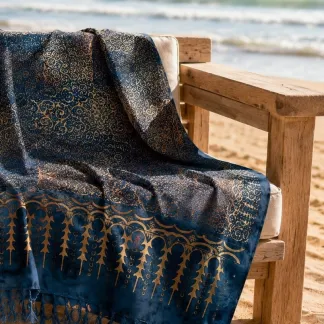 Sarong tmavě modrý | PachaMama.cz