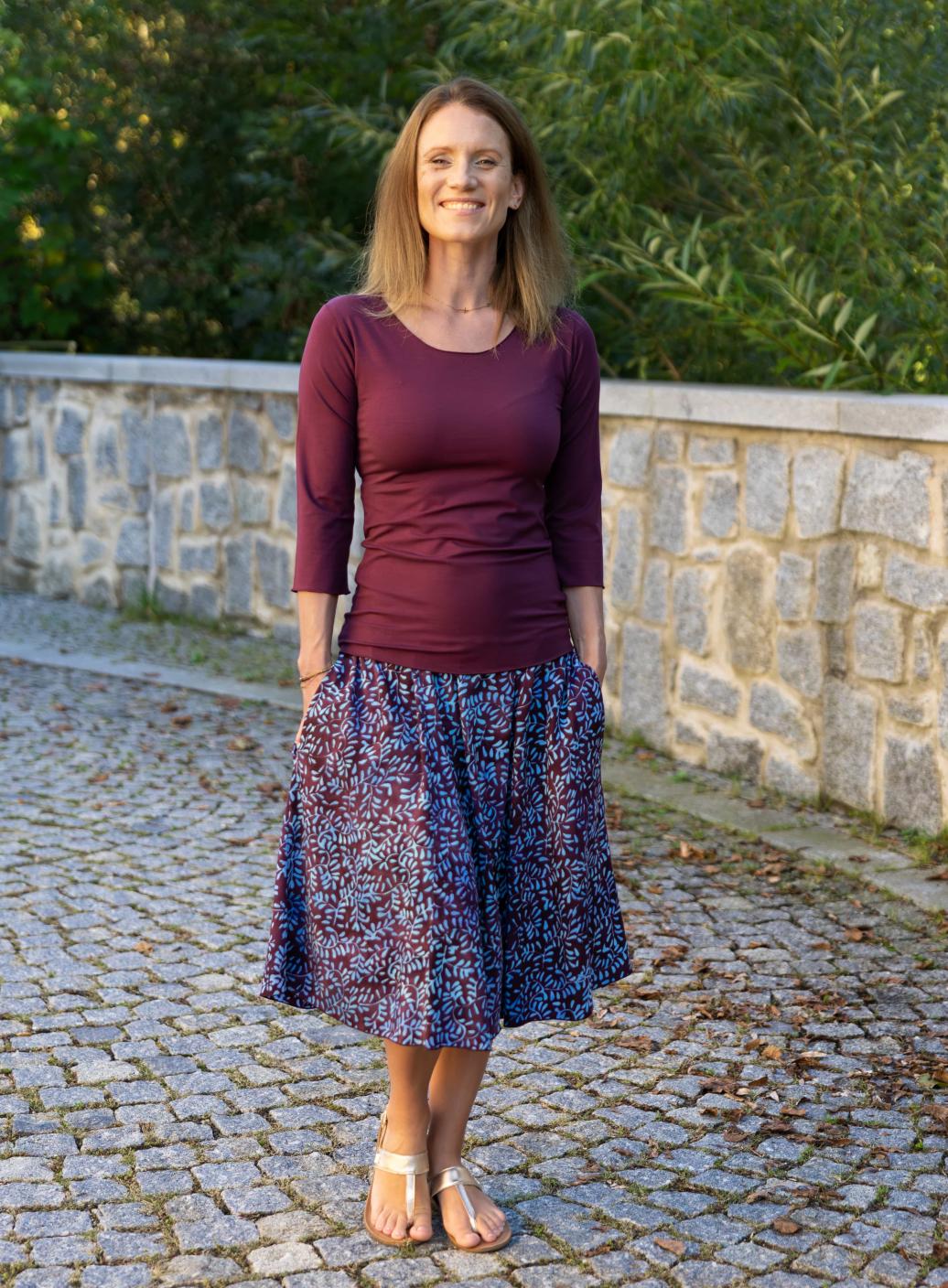 Sukně midi Chiara Queen  | PachaMama.cz