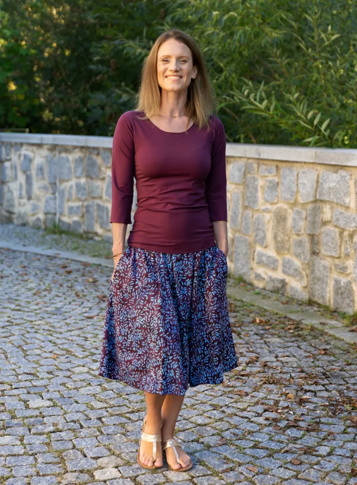 Sukně midi Chiara Queen  | PachaMama.cz