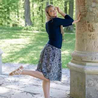 Sukně midi Adriana Queen | PachaMama.cz